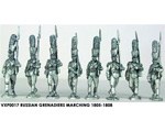 Russian 1805-1808 Grenadiers Marching 28mm