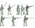 Russian Chasseurs firing 1805-1808 28mm