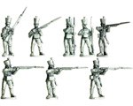 Russian Chasseurs firing 1805-1808 28mm