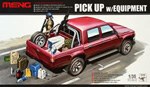 Dual Cab Toyota Hi-Lux Pick Up Truck with mounted M82A1 Rifle/M240B Gun and equipment 1:35