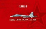 China PLAAF Su-35S 