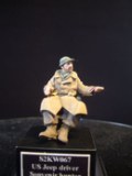 The Souvenir Hunters I Seated US GI in greatcoat WWII