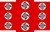 Diorama - German War Flags imprimé sur Cotton