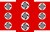 Diorama - German War Flags imprimé sur Cotton