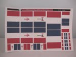Diorama - French War Flags on Real Cotton