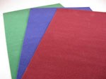 Diorama - Carpeting on real cloth - Set of 3 uniform colours (Dark Red - Royal Blue - Green)
