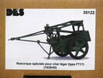 Remorque Citerne pour char Renault FT17 (1929-45)