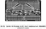 Sd.Kfz.181Pz.Kpfw. VI(P)-Vol.2-add.set-fenders pour Dragon 1/35