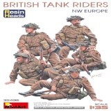 MiniArt 35496 British Tank Riders (NW Europe). Resin Heads