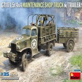 MiniArt 35498 G7117 1,5t 4X4 MAINTENANCE SHOP TRUCK W/TRAILER