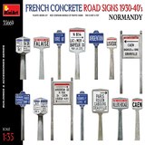 MiniArt 35669 FRENCH CONCRETE ROAD SIGNS 1930-40’S. NORMANDY 1:35
