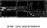 Turret skirts for PzKpfw IV 1/35