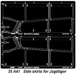 Side skirts for Jagdtiger pour Dragon 1/35