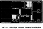 Fenders for Sturmtiger 1/35
