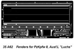 Fenders for Panzer II, Ausf.L „Luchs” 1/35