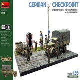 MiniArt 36075 GERMAN CHECKPOINT. 3T Cargo Truck 3,6-36S & Kfz.1 Type 170VK w/ Feldgendarmerie. BIG SET 1:35