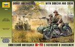 Soviet Motorcycle M-72 1:35