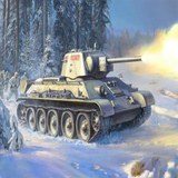 Zvezda 3689 Soviet Medium Tank T-34/76 1943 UZTM