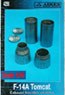 F-14A Tomcat exhaust nozzles - varied (tamiya) 1:48