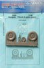Mosquito wheels + paint mask type B (tamiya) 1:48