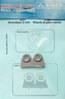 Dewoitine D.520 wheels + paint mask (tamiya) 1:48