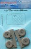 Foce Wulf Fw 200 Condor wheels + paint mask (trumpeter) 1:48