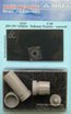JAS-39C Gripen exhaust nozzle - opened (italeri) 1:48
