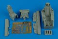 F-16A MLU Falcon cockpit set - HASEGAWA