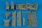 F-16B MLU Fighting Falcon cockpit set - HASEGAWA 