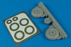 C-47 Dakota wheels & paint masks - TRUMPETER 