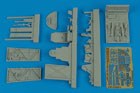 Hawker Typhoon Mk.IB tear drop canopy cockpit set - HASEGAWA