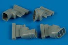 Harrier GR.5/7 exhaust nozzles - HASEGAWA
