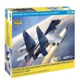 ZVEZDA 4808 Russian Air Superiority Fighter Su-30 SM Flanker H