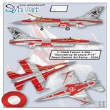 Syh@art Decal 72-151 F-16AM Falcon E-006 "Dannebrog 50 years F-16" Royal Danish AF - 2024