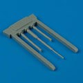 Ki61-I Hien gun barrels and pitote tube - HASEGAWA 