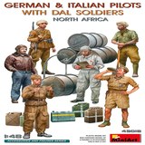 MiniArt 49018 GERMAN & ITALIAN PILOTS WITH DAL SOLDIERS. NORTH AFRICA