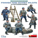 Miniart 49022 FINNISH AND SOVIET PILOTS w/ACCESSORIES