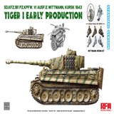 Rye Field Model RFM-5139 Sd.Kfz.181 Tiger I Early Production Kursk 1943 with Wittmann (Resin figure) Standard Version 1:35