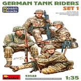 MiniArt 53022 GERMAN TANK RIDERS SET 1. RESIN HEADS