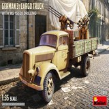 MiniArt 53055 GERMAN 3T CARGO TRUCK WITH MG 151/20 DRILLING 1:35