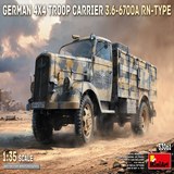 Miniart 53061 GERMAN 4X4 TROOP CARRIER 3.6-6700A RN-TYPE 1:35