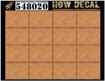 Decals LIGHT WOOD / NATURAL TRANSPARENT A5 1:48
