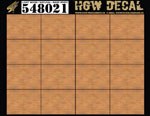 Decals LIGHT WOOD / NATURAL BASE WHITE A5 1:48