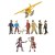 Figurine Tintin : Coffret collector 10 fig.