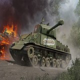 I LOVE KIT 61621 M4A3E8 Thunder VII Medium Tank 1:16