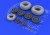 P-61 Wheels 1:48