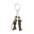 Figurine Tintin : Porte-Clé - Double Dupond et Dupont