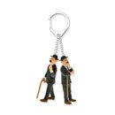 Figurine Tintin : Porte-Clé - Double Dupond et Dupont