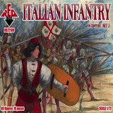 Red Box 72100 Italian Infantry. Set 2. 16 centry 1:72