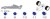 Pack de 5 Pignons Moteur F Assortis